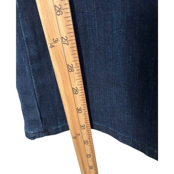 7 For All Mankind Jeans Womens 28x30 Blue Denim Pants Lexie Petite A Pocket 7FAM - Picture 12 of 14